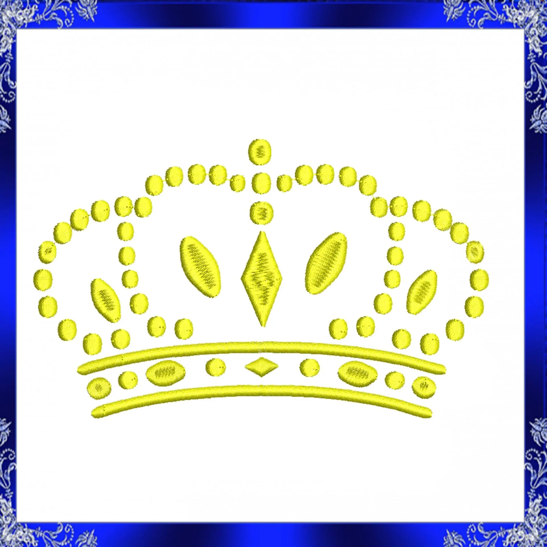 Crown machine Embroidery design Little king crown embroidery 2 Crown machine Embroidery design Little king crown embroidery - Image 2