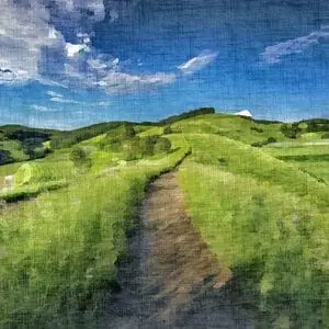 Painting - "The Road to a Dream''