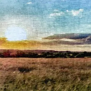 Painting - "Sunset Symphony''