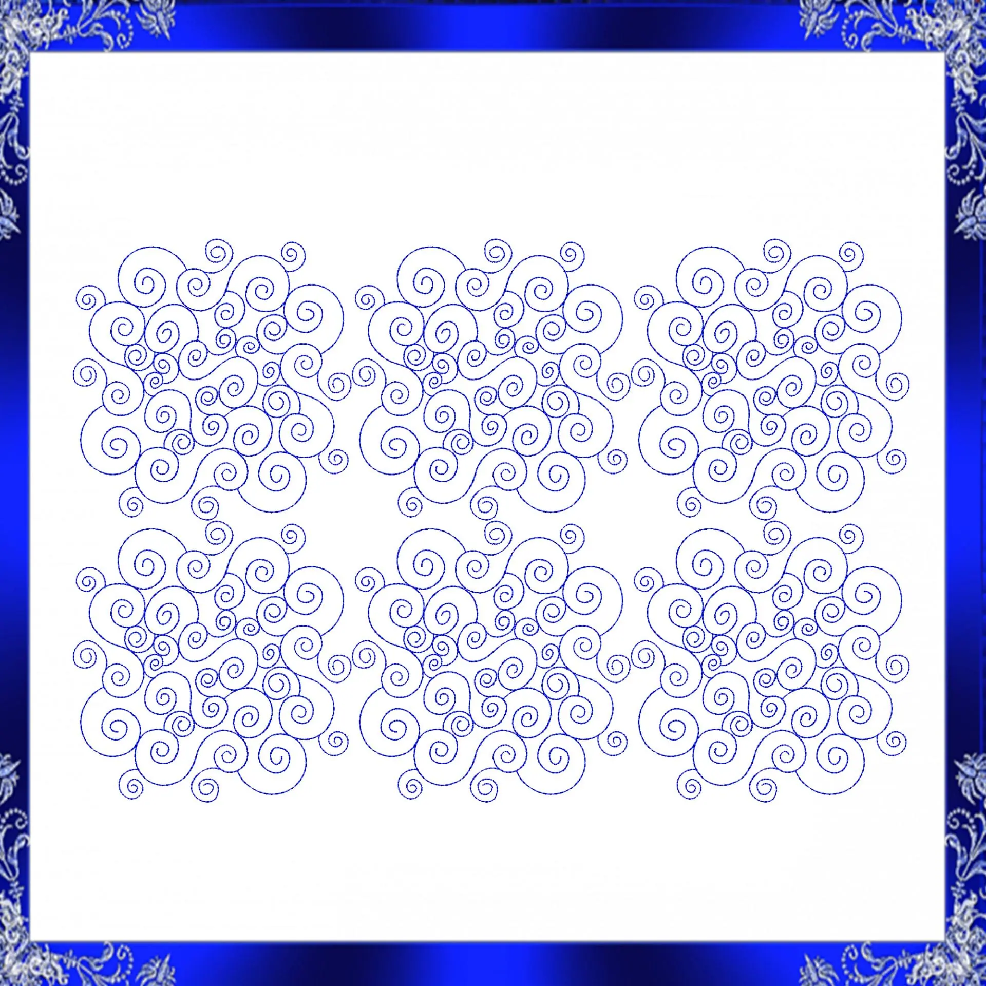 Quilting Swirls Embroidery Design quilting swirls 27 2 Quilting Swirls Embroidery Design quilting swirls 27 - Image 2