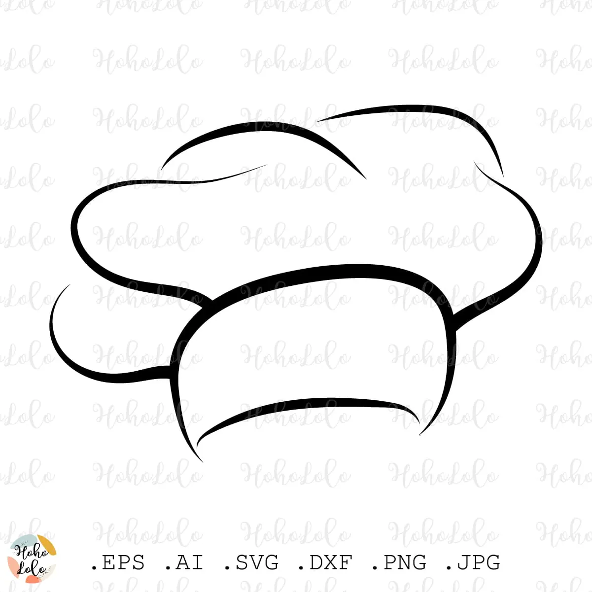 chef-hat-svg-cricut-stencil-template-dxf-clipart-png