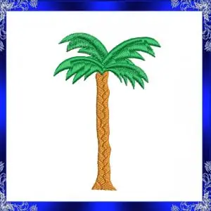 Palm Tree Embroidery Design Small Palm Tree