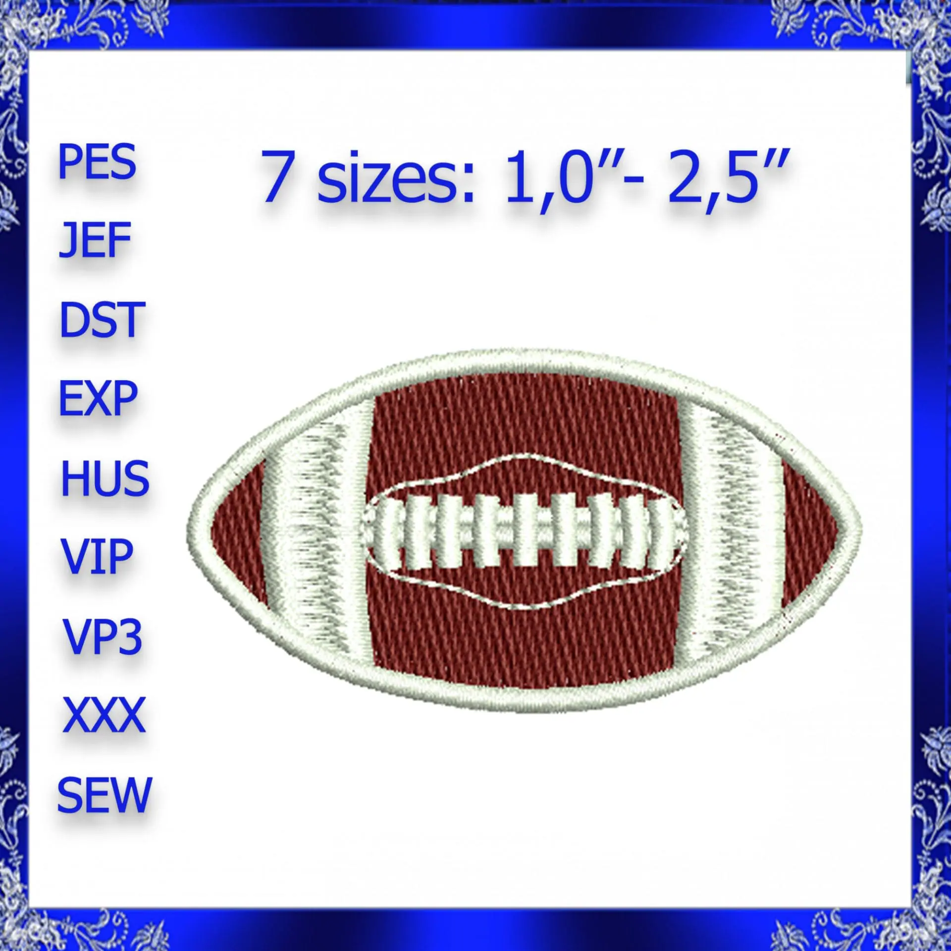 Mini Football embroidery design small Football ball - Crealandia
