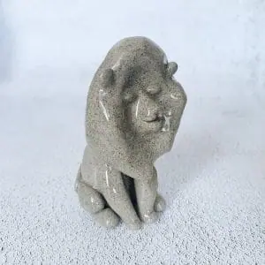 Lion ceramic figurine