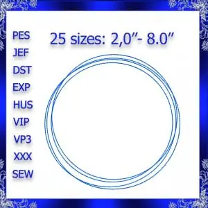 Frame Embroidery Design monogram frame embroidery