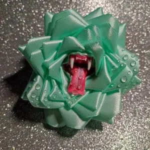 Mint Ribbon Rose brooch