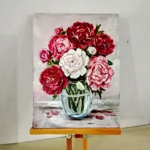 Peonies Painting