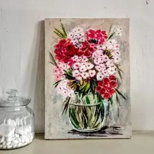 Phlox Painting Bouquet Phlox Vase Painting