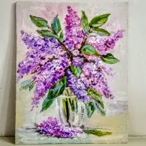 Lilac Painting