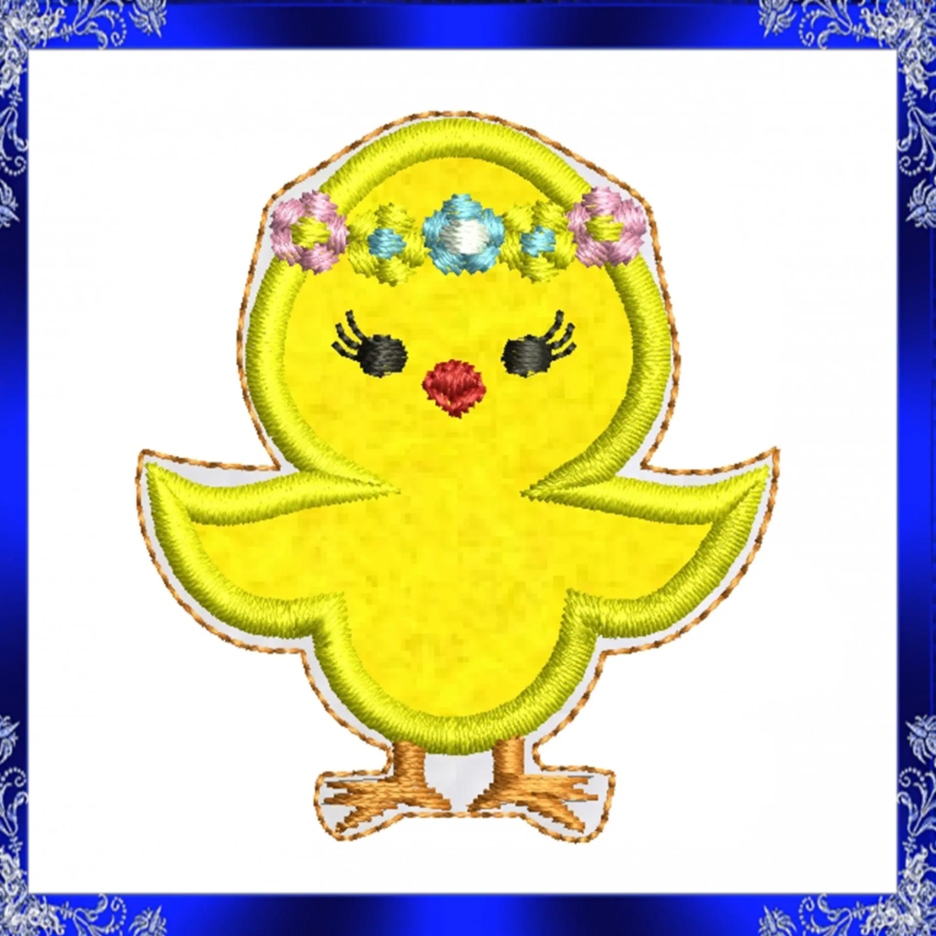 ITH Easter Chick Feltie embroidery Little Chick Feltie Embroidery 4 ITH Easter Chick Feltie embroidery Little Chick Feltie Embroidery - Image 4
