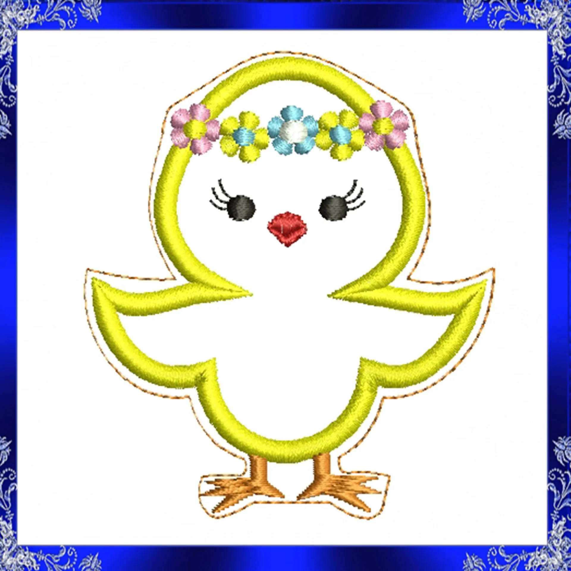 ITH Easter Chick Feltie embroidery Little Chick Feltie Embroidery 5 ITH Easter Chick Feltie embroidery Little Chick Feltie Embroidery - Image 5