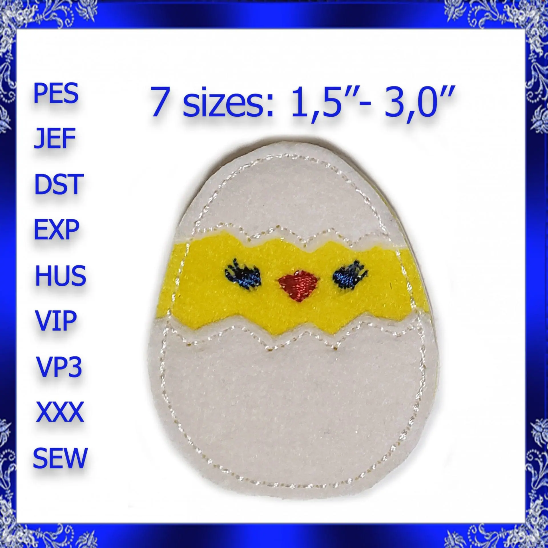 ITH Chickie In Egg Feltie File Chickie Feltie Easter 1 ITH Chickie In Egg Feltie File Chickie Feltie Easter