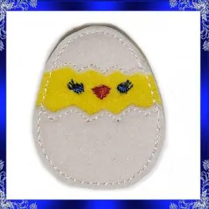 ITH Chickie In Egg Feltie File Chickie Feltie Easter