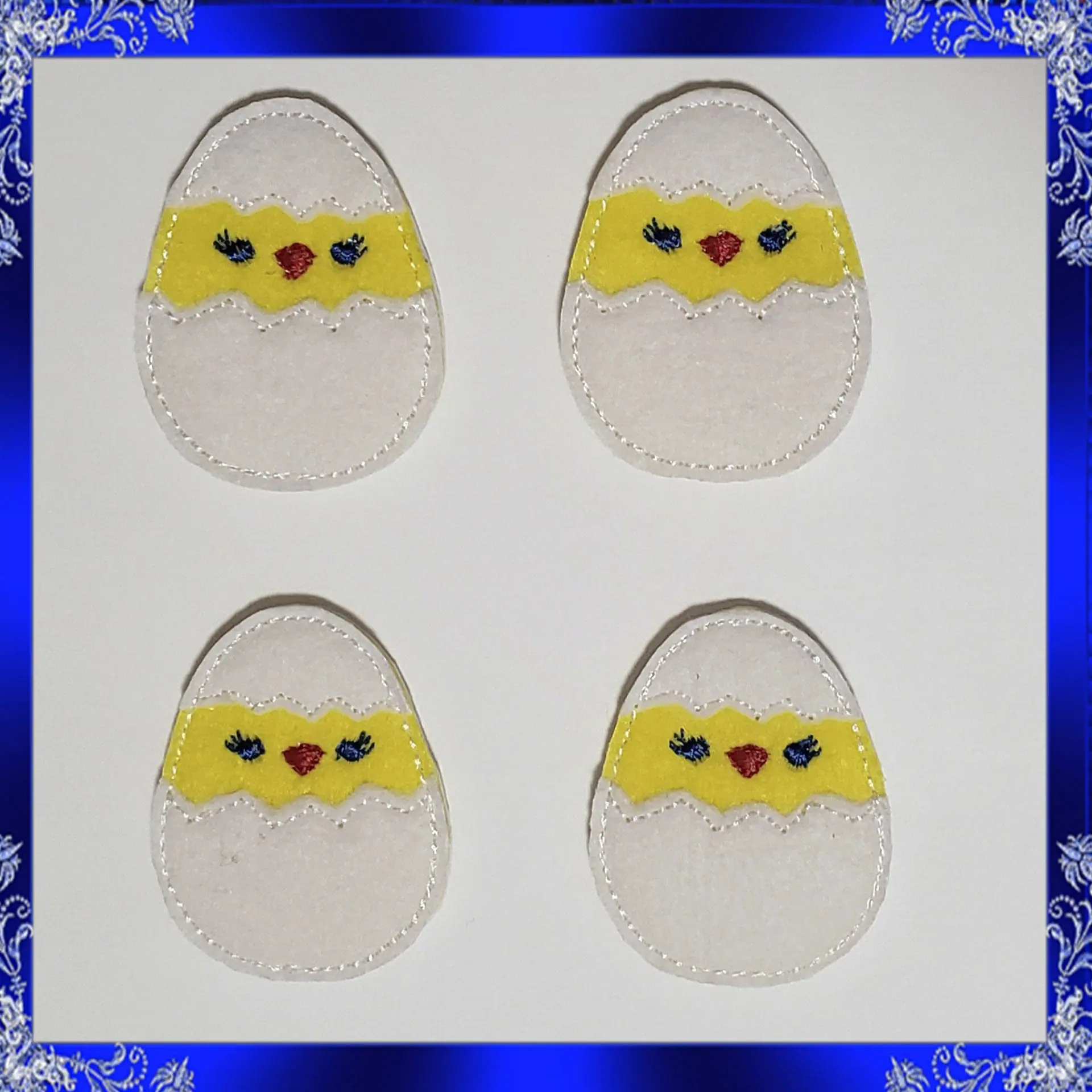 ITH Chickie In Egg Feltie File Chickie Feltie Easter 3 ITH Chickie In Egg Feltie File Chickie Feltie Easter - Image 3