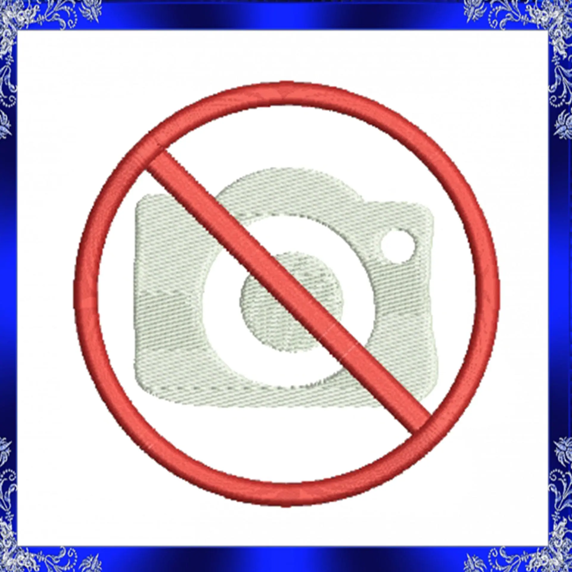 No photos label Machine Embroidery Design no photo 3 No photos label Machine Embroidery Design no photo - Image 3