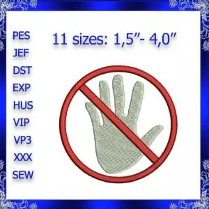 No touch Machine Embroidery Design assistance service