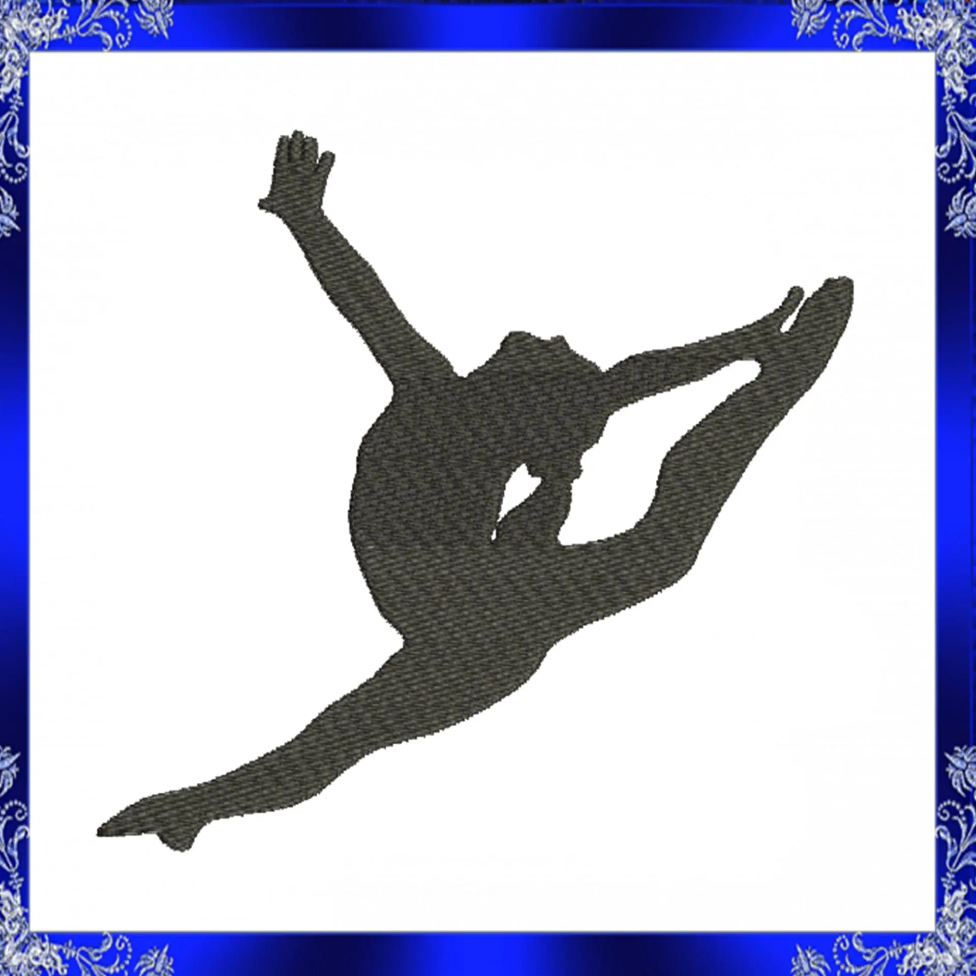 Gymnast Embroidery design Gymnastic Embroidery 2 Gymnast Embroidery design Gymnastic Embroidery - Image 2