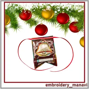 In_The_Hoop_designs_money_flag_Christmas_wallet_gift_pendant_Christmas_tree_ornament_embroidery_Applique_Bell