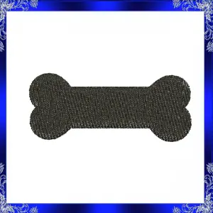 Dog bone embroidery design tiny Dog bone embroidery
