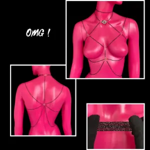 Black Spinel Body Jewelry ‘Spider Silk’
