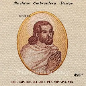 Saint Juan Diego embroidery design