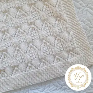 Step-by-Step Knitting Pattern Baby Blanket | v14