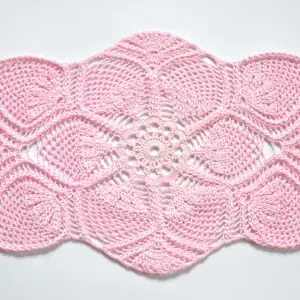 Decorative napkin Tenderness pink color