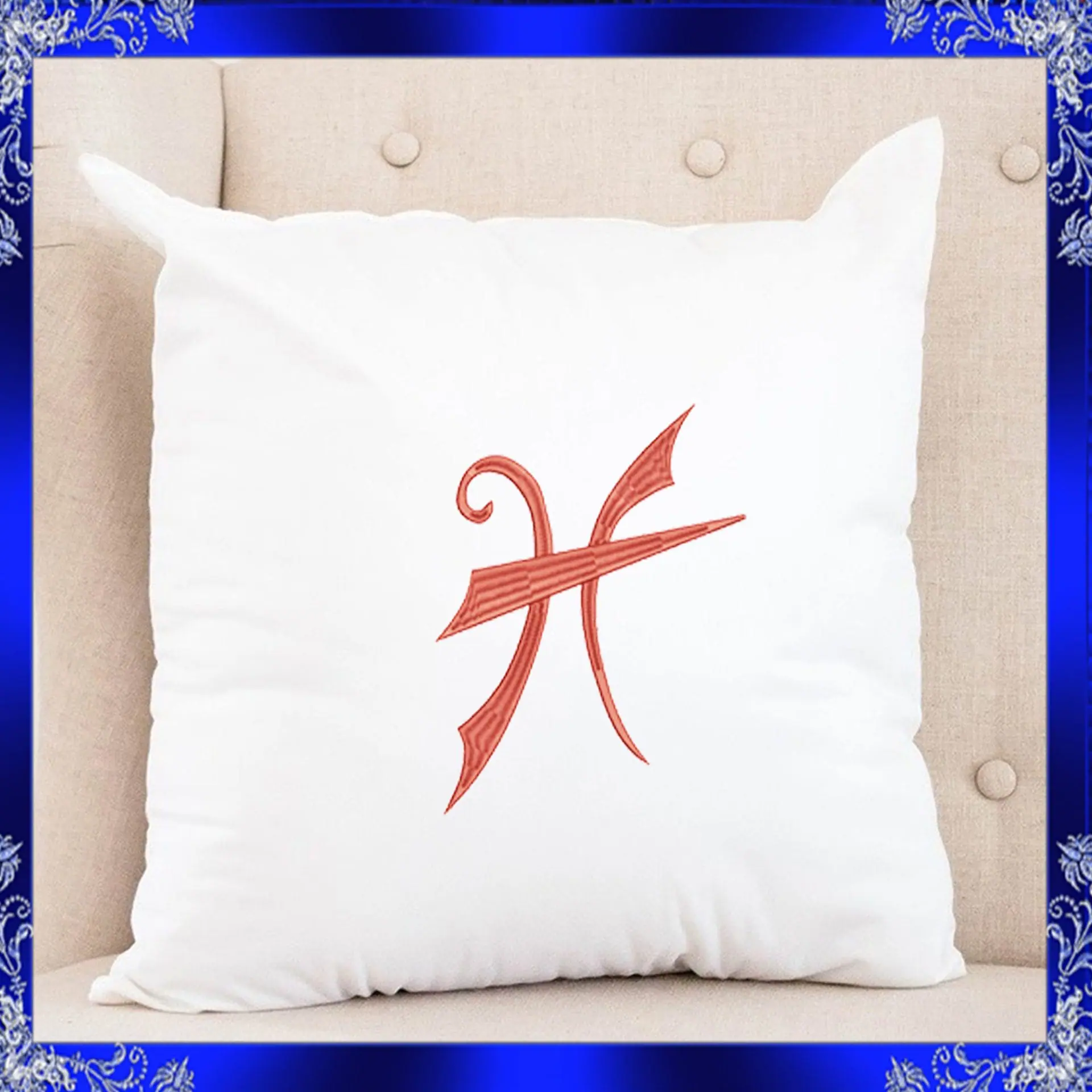 Zodiac Pisces Embroidery Design Pisces astrology 4 Zodiac Pisces Embroidery Design Pisces astrology - Image 4