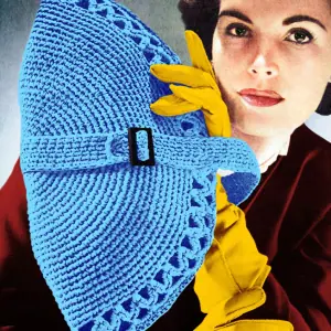 Vintage clutch for women, crochet pattern, hand made accessory