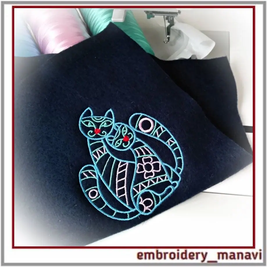 Embroidery_design_Outline_of_a_cat_with_body_filling_pattern_Cats_8