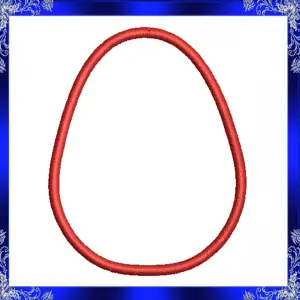 Egg Applique Embroidery Design Egg machine embroidery