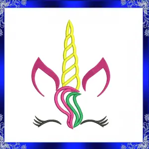 Unicorn applique Design unicorn applique embroidery