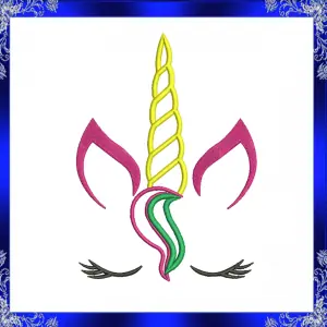 Unicorn applique Design unicorn applique embroidery