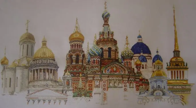 The domes of St. Petersburg
