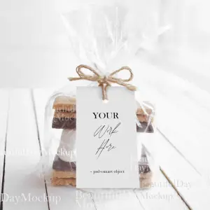 Mockup tag,mockup wedding tag, gift tag mockup,002