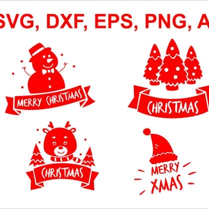 Merry christmas svg