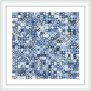 Cross stitch pattern - Sampler Very Small Squares