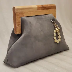 A Handbag for woman, color grey