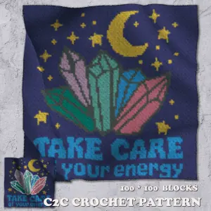 Moon stars and crystals - Take care of your energy