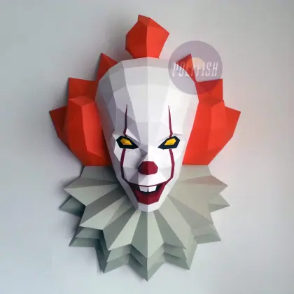 DIY Pennywise 2017 template Papercraft PDF