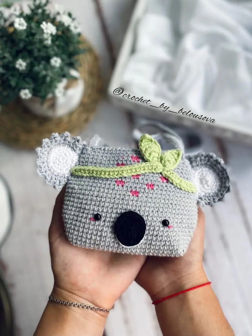 Crochet pattern bag purse Koala pdf tutorial 1 Crochet pattern bag Koala pdf tutorial