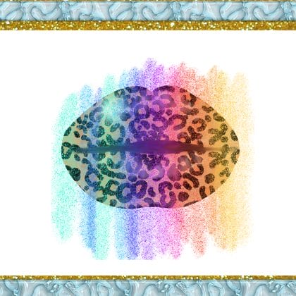 Leopard Lips Sublimation Design