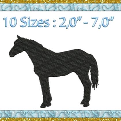 Horse Embroidery Design