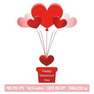 Fun PNG design for Valentine's Day