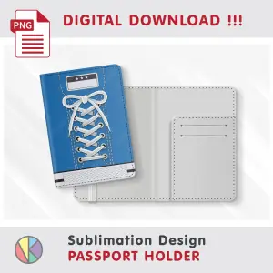 2 Sneaker patterns – Passport Holder sublimation.