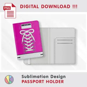 2 Sneaker patterns – Passport Holder sublimation.