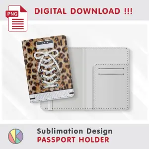2 Sneaker patterns – Passport Holder sublimation.