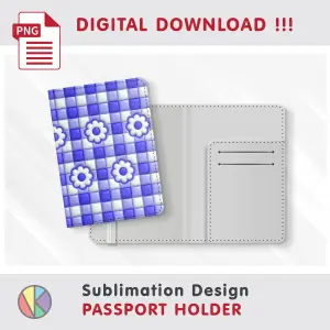 Inflated Buffalo Pattern – Passport Holder sublimation