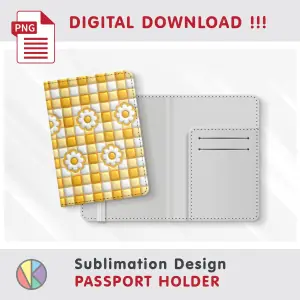 Inflated Buffalo Pattern – Passport Holder sublimation