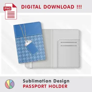 2 Trendy Fashion patterns – Passport Holder sublimation